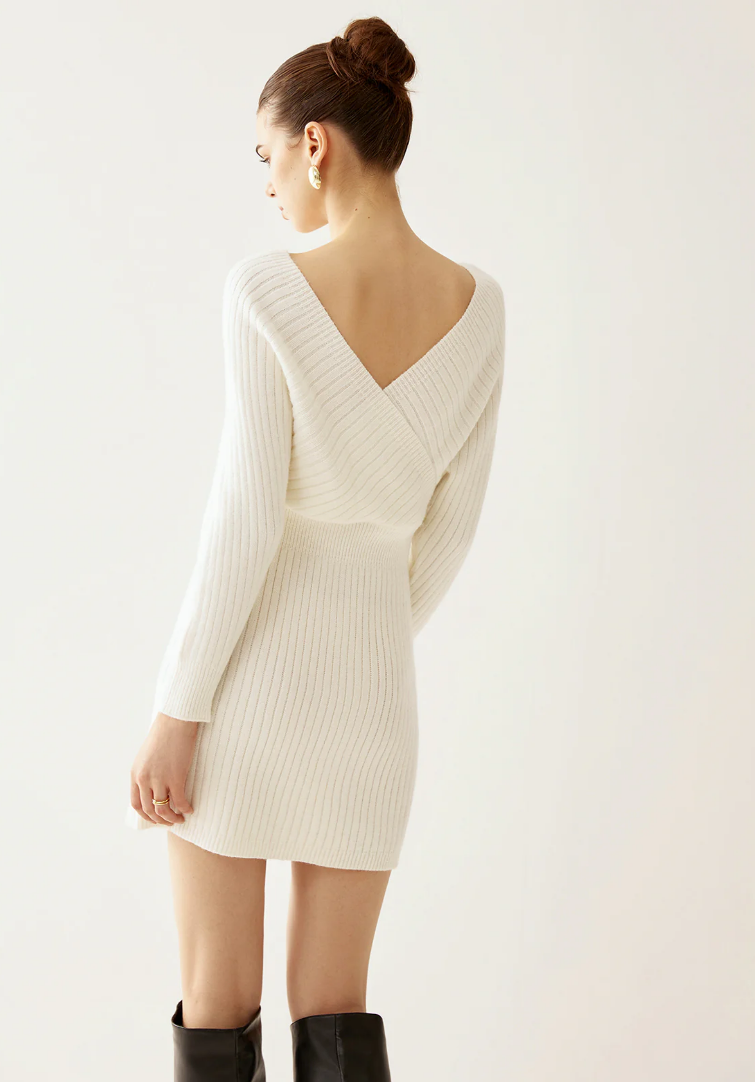 Cinched Sweater Dress